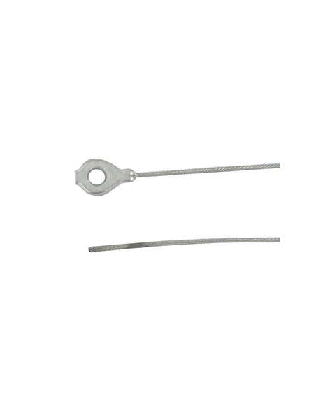 Câble souple universel avec oeillet de Ø: 6,5mm - Longueur câble: 2000mm Ø: 2,5mm.