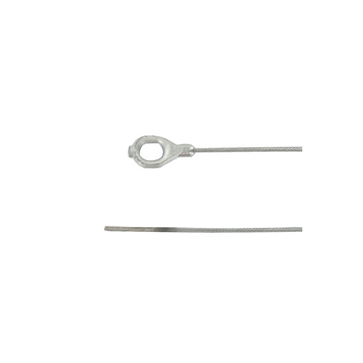 Câble souple universel avec oeillet de Ø: 8,5mm - Longueur câble: 2000mm Ø: 2,5mm.