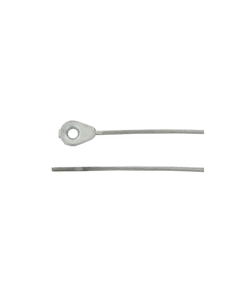Câble souple universel avec oeillet de Ø: 6,5mm - Longueur câble: 2000mm Ø: 3,0mm.