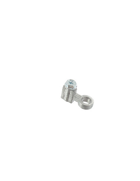 Fin de câble universel diamètre 6mm. Livré avec vis.