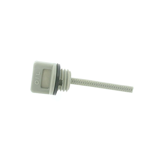 Bouchon jauge adaptable HONDA pour carter huile modèles GX240, GX270, GX340 et GX390. Remplace origine: 15600-735-003 L: 86,3mm