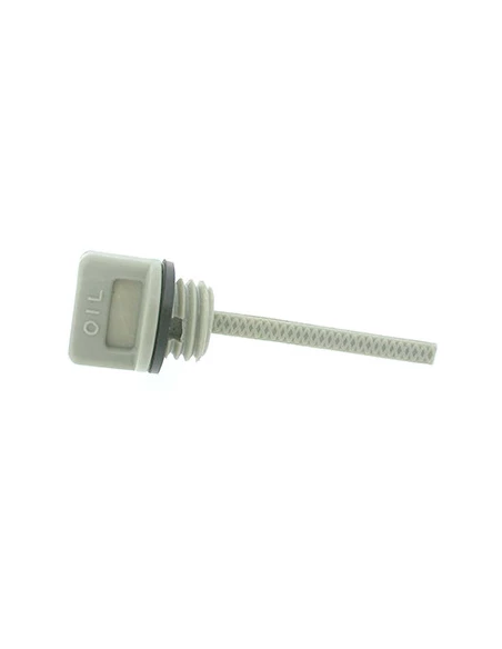 Bouchon jauge adaptable HONDA pour carter huile modèles GX240, GX270, GX340 et GX390. Remplace origine: 15600-735-003 L: 86,3mm