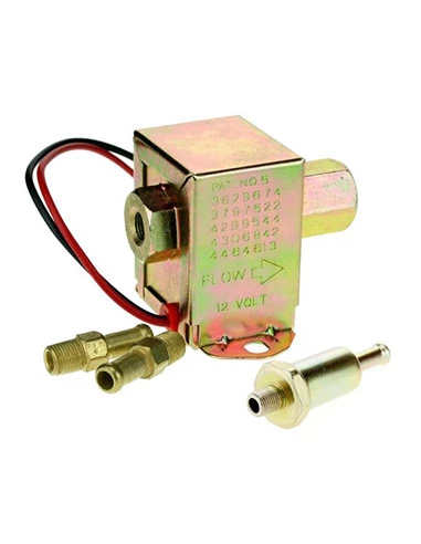 Pompe à carburant électrique adaptable et universelle pour tracteurs. Alimentation: 12V. Remplace origine GENERAL MOTORS 3629674