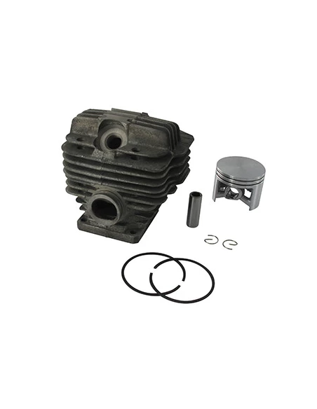 Cylindrée complète Ø: 50mm adaptable pour STIHL modèles 044 et MS440. Diamètre d'axe: 12 mm. Remplace origine: 11280201227