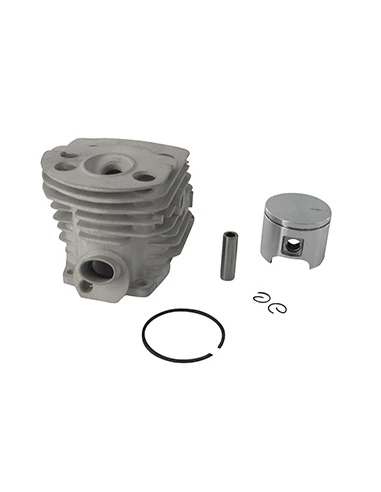 Cylindrée complète Ø: 46mm adaptable pour HUSQVARNA modèle 55. Remplace origine: 503609102, 503609108, 503169172.