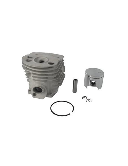 Cylindrée complète Ø: 46mm adaptable pour HUSQVARNA modèle 55. Remplace origine: 503609102, 503609108, 503169172.
