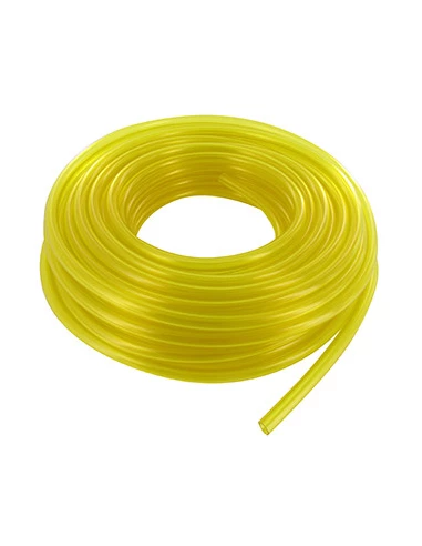 Durite jaune adaptable ''Spéciale carburant'' L: 15 m Ø: ext: 9mm Ø: int: 6,35mm