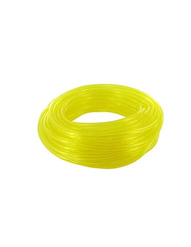 Durite carburant transparente. L: 3,6m Ø: ext: 9,3mm, Ø int: 5mm. M15 x 1,75.