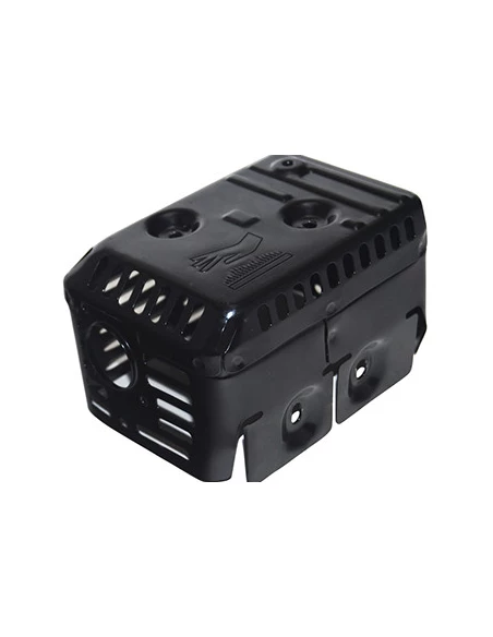 Grille de protection échappement adaptable pour HONDA GX140 & GX160 . Se monte sur notre échappement. 550-9627