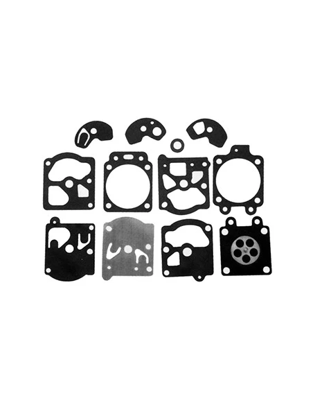 Kit réparation membranes et joints carburateur adaptable WALBRO. Remplace origine: D1, D4, D10.
