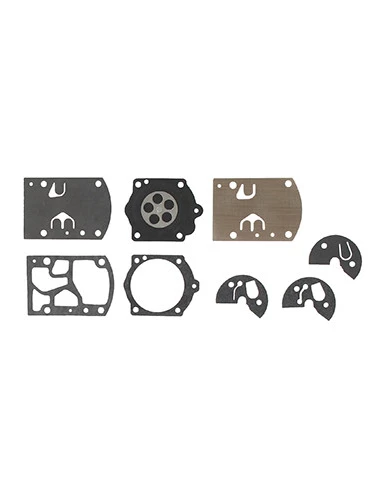 Kit réparation membranes et joints carburateur adaptable WALBRO pour carburateur WB monté sur DOLMAR 166. Remplace origine: D11-