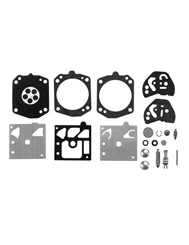 Kit réparation membranes et joints carburateur adaptable WALBRO pour carburateur monté sur HUSQVARNA, HOMELITE, ECHO, OLEO-MAC,