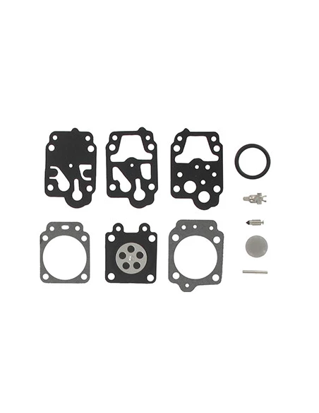 Kit réparation membranes et joints carburateur adaptable WALBRO pour carburateur WYJ monté sur EFCO, HUSQVARNA, KAAZ, Kawasaki,
