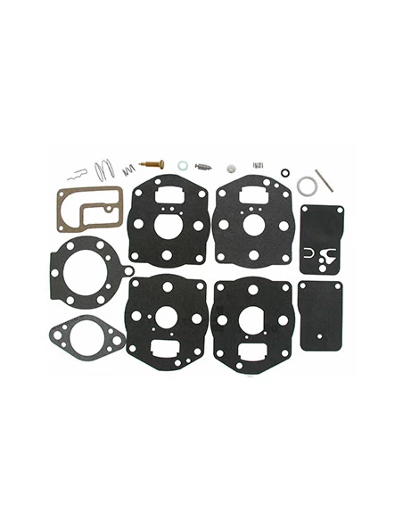 Kit réparation carburateur adaptable pour moteur BRIGGS & STRATTON modèles 400400 à 422700 (16 & 18 ch., TWIN). Remplace origine