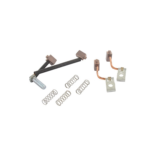 Jeu de Charbons adaptable BRIGGS & STRATTON pour démarreurs munis d'un clips « C » d'arrêt pour le Pignon. Remplace origine 4976