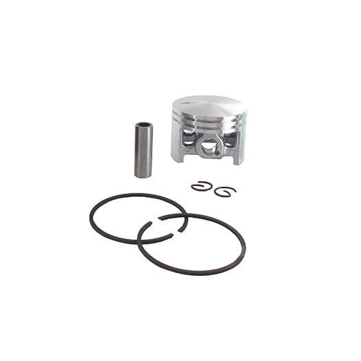Piston complet de remplacement adaptable STIHL pour notre cylindrée 5709729 modèle MS260, Ø : 44,7 mm. Remplace origine 11210302