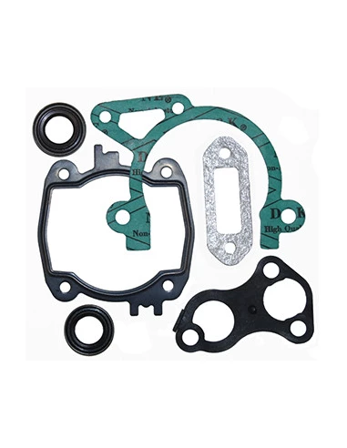 Pochette de joints adaptable pour STIHL pour modèles TS410, TS410Z, TS420, TS420Z. Jeu de 6 pièces incluant joint de carburateur