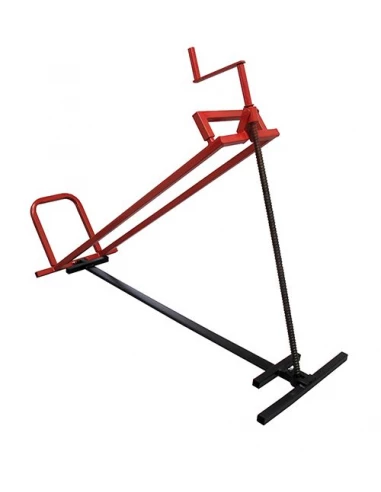 Cric à vis pour autoportées à levage latéral avec système de verrouillage et graisseur, pour une cap