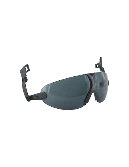 Lunettes intégrées en polycarbonate gris, anti-buée et anti-rayures, pour casques et coiffes 3M™ Peltor™ (nos références 9102377