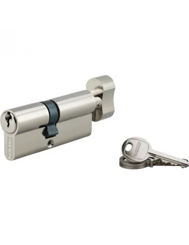 cylindre profile serie eco nickele bouton double 30 x 30 - 3cles - THIRARD