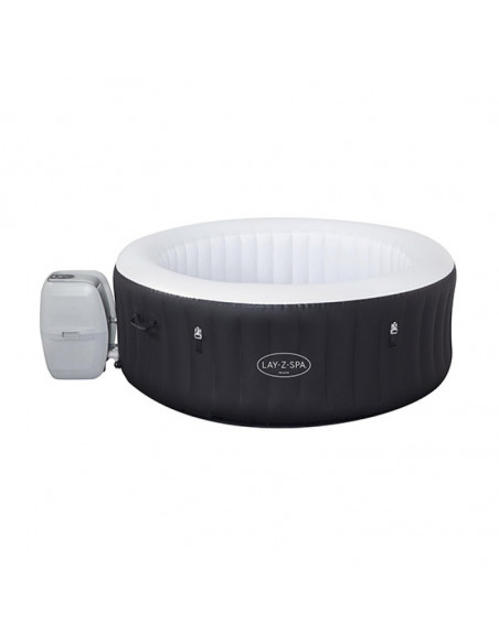 Spa gonflable rond lay-z-spa miami 2 a 4 personnes 180 x 66 cm, 120 airjet, couverture - BESTWAY