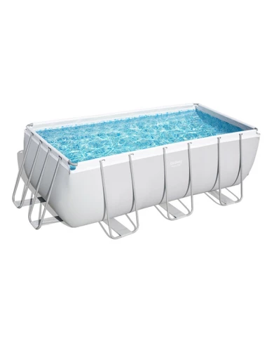 piscine hors sol power steel 412 x 201 x 122 cm, filtre a cartouche, echelle, di