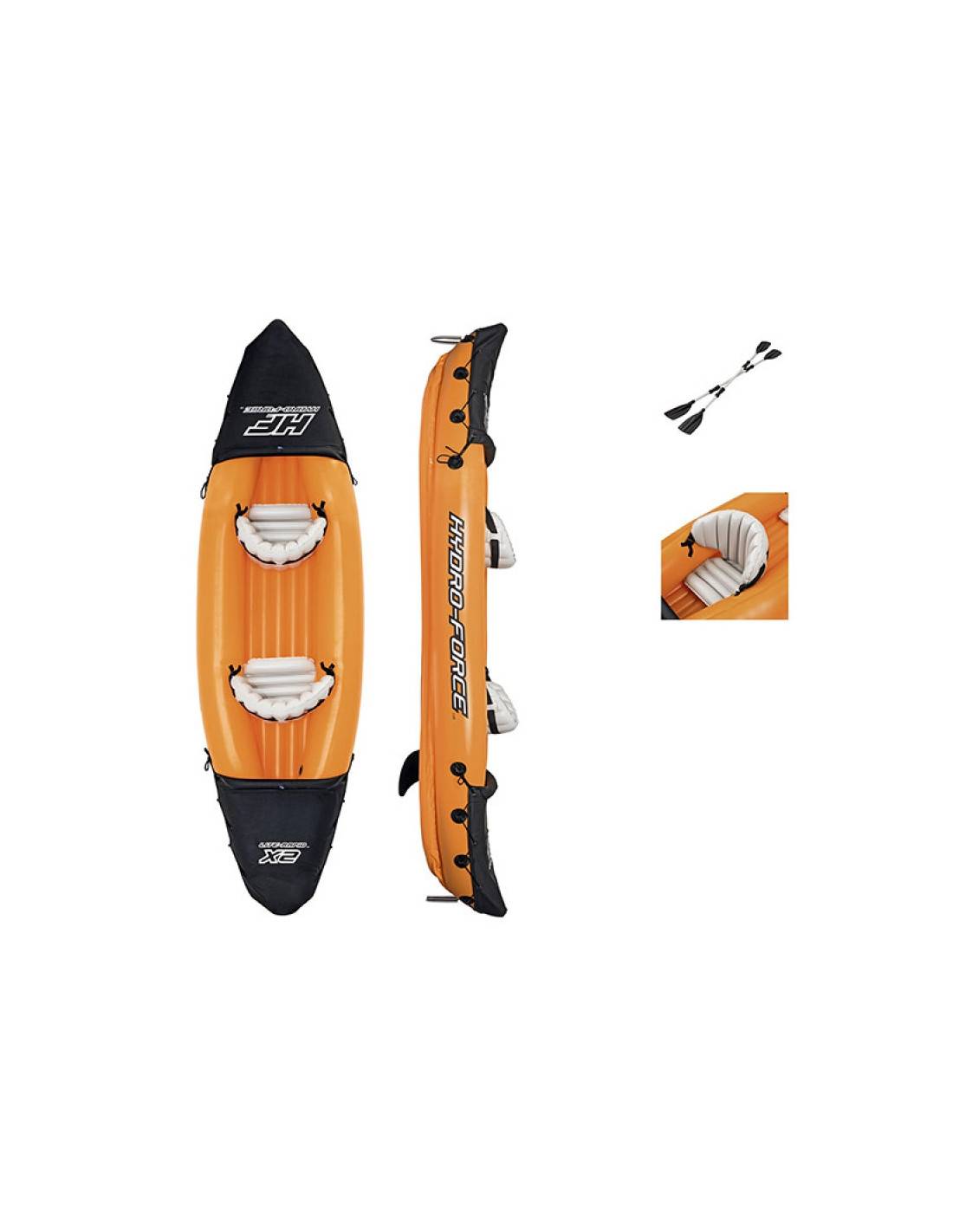 kayak gonflable cove champion hydro-force 275 x 81 cm