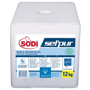 Bloc de sel bio à lécher 12kg