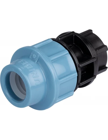 Raccord pour tuyau polyéthylène droit femelle 20mm - 20x27