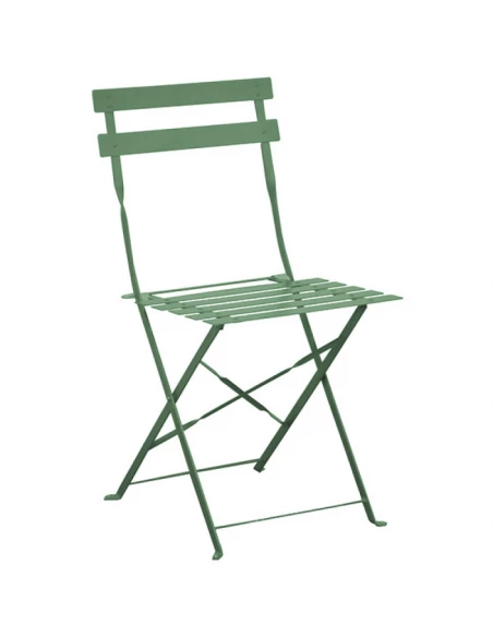 4 chaise acier cuba amande