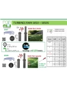 Arroseur turbine MINI RAIN ADJ S050S PORTÉE DE 5 À 9M - RAIN IRRIGATION