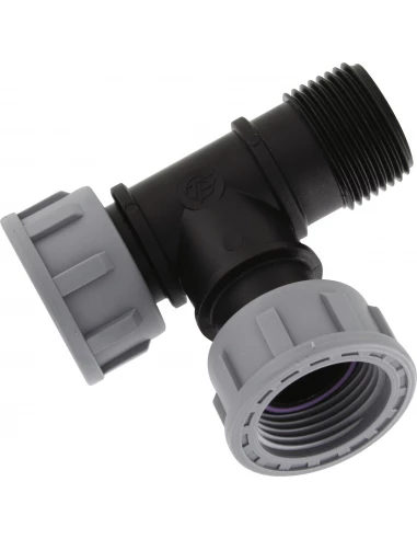 Clarinette polypropylène à écrous tournants 1 sortie