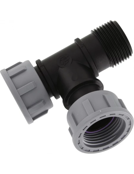 Clarinette polypropylène à écrous tournants 1 sortie