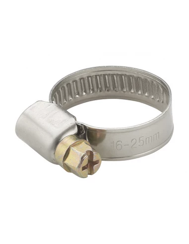 Collier crémaillere acier zingué lar:09 ø12x20 sachet 2 pièces