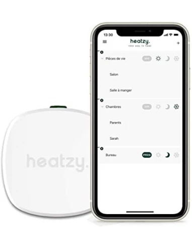 Thermostat connecté wi-fi pilote radiateur electrique - HEATZY