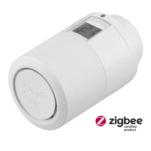 Ally tête thermostatique connectée, Zigbee 3.0. Livré avec adaptateur M30 et RA - DANFOSS