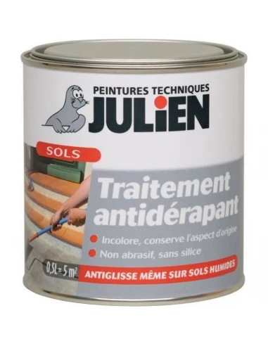 Traitement GLISSPAS anti dérapant 0.5 litre - JULIEN