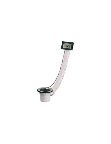 Bonde Evier A Bouchon Avec Trop plein Inox - ROUSSEAU