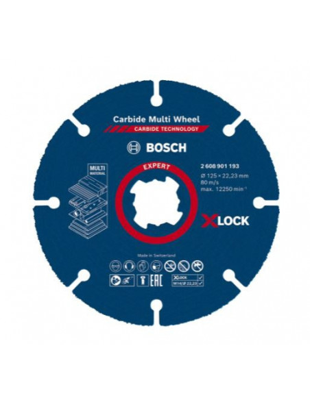 disque carbure x-lock 125mm