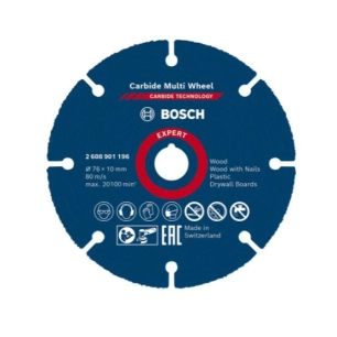 Disque carbure 125mm tous matériaux même bois - BOSCH