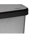 Poubelle 40 litres decor carbone ref 7541010 - ROTHO