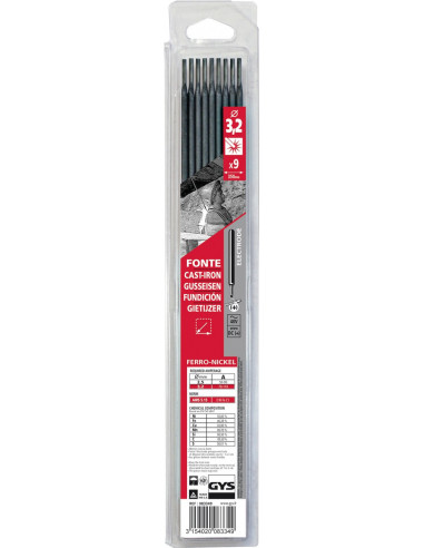 Électrodes Fonte SC 3.2 GYS Soudage fonte à froid - GYS