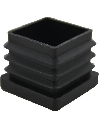 embout rentrant noir 30x30 c/4