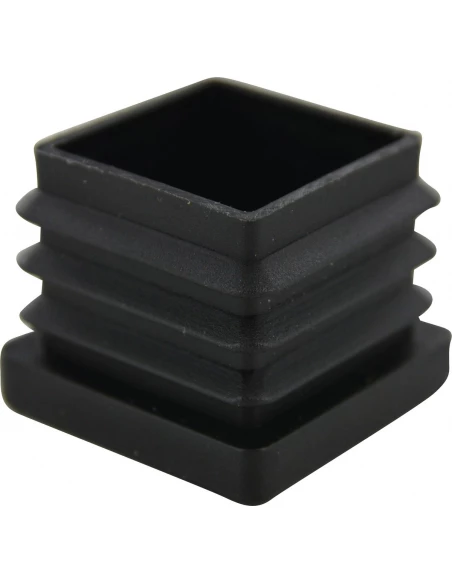 embout rentrant noir 30x30 c/4