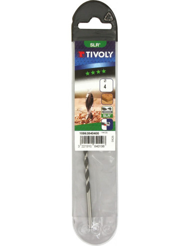 Mèche à bois industrie graduée slr trois pointes 1 4 75