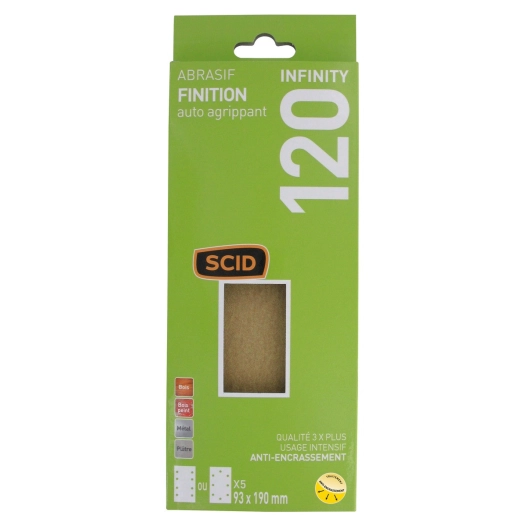 Patin auto-agrippant 93 x 190 mm 120 5