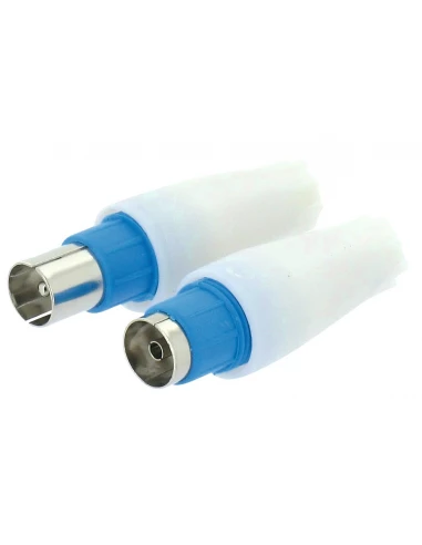 Fiche coaxiale droite ø 9,52 mm 1 femelle / 1 male