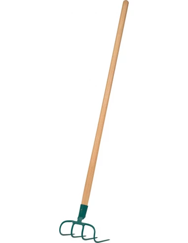 Croc a fumier 4 dents 21cms emmanché