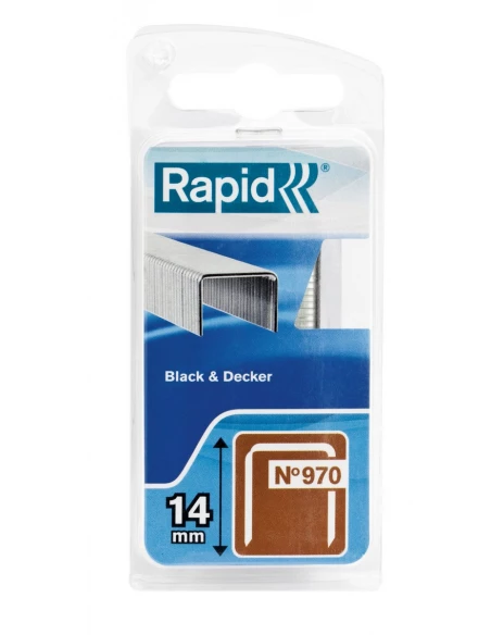 Agrafe n°970, 14mm, galva 670 pièces