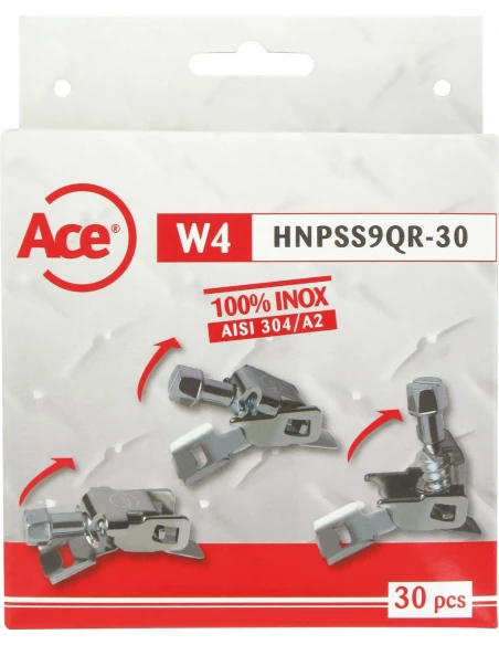 Collier de serrage bg 30 boitiers 9 mm - inox